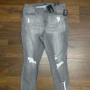 Fashion nova distressed skinny jeans women